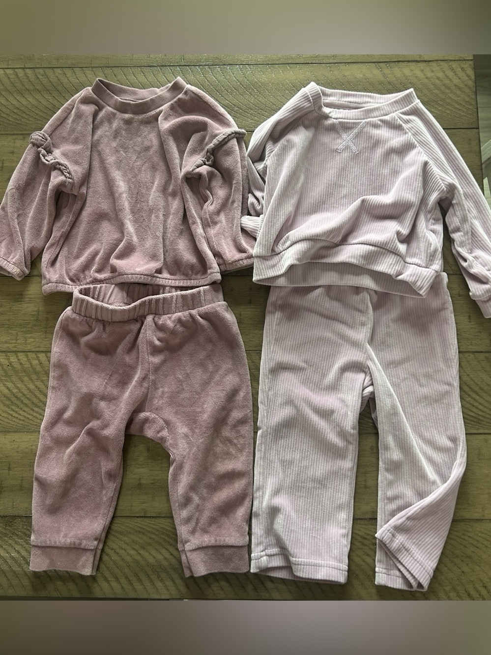 12M Baby Girl Bundle of Matching Sweatshirt and pants